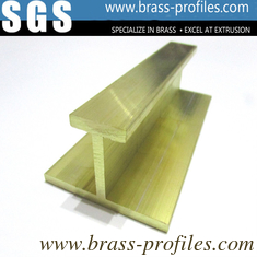 China Rostdichte Messing-H-Modierungsabschnitte / Extrudierende Kupfer-H-Schlittenrahmen fournisseur