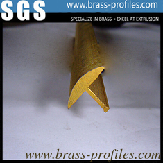 China Feuchtigkeitsdichtes, dekoratives Messing mit extrudiertem Boden, eingebettetes T-Blatt fournisseur