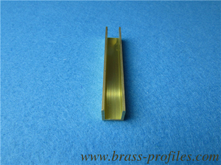 China 25mm*15mm C3800 Kupferlegierung U-Form und Messing Extrusionskanal fournisseur