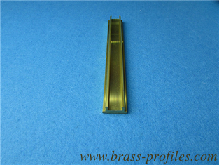 China Designer Messing Extrusion U Kanal CuPb3Zn39 Kupfer U Profile fournisseur