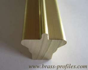 China Extrudierte Messing-Dekorationsprofile Massivkupfer-Spezialschlossprofile fournisseur