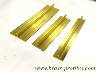 China Polieren Kupfer T-Schlittenrahmen Polierte und extrudierte Messing T-Form fournisseur
