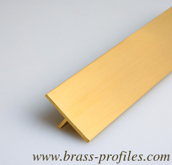 China Hochwertige Messingfliesen Kreuzung Profile Profilt Profilpas Messing Trim fournisseur