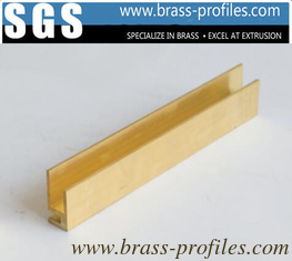 China C3800 C3604 4 ft Messingprofile U-förmige Metallhalterungen Kanal fournisseur