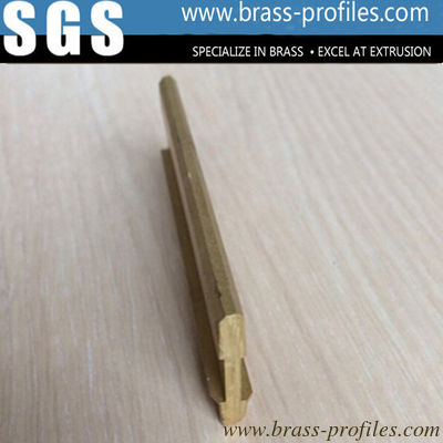 Modisch gestaltete goldene Extrudierte Stiftklemmen fournisseur