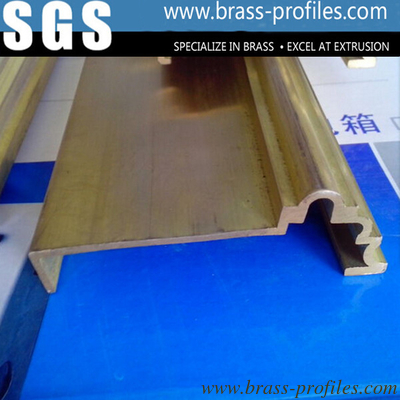 55% Cu-Gehalt Kupfer Extrusion Messing Handgriffe Dekorieren Haus Treppe fournisseur
