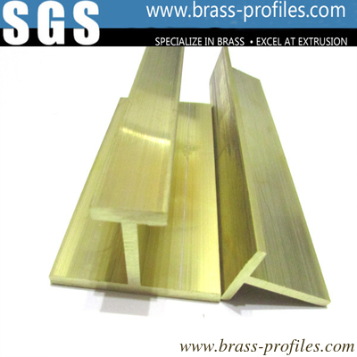 H-Kanal-Abschnitte aus massivem Extrudier-Brass innerhalb von 6 m fournisseur