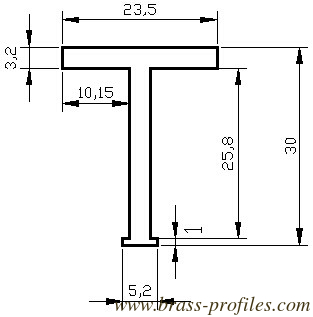 Kupfer-Abschnitt und Profil 57-59% Kupfer-H-Abschnitt Messing H-Form fournisseur
