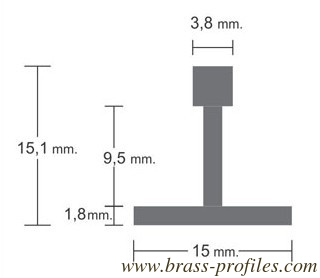 Quadratische Eckprofile aus Messing Dekorationsprofile aus Massivkupferprofile fournisseur