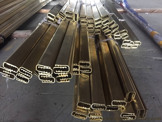 12 Zoll Kupferlegierung U-Form und Messing Extrusion U-Kanal für Dekoration fournisseur