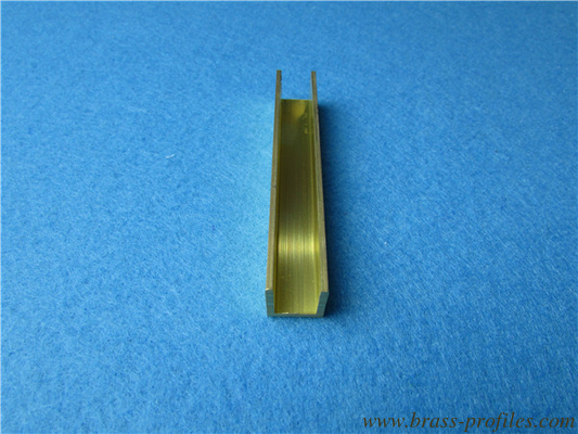 25mm*15mm C3800 Kupferlegierung U-Form und Messing Extrusionskanal fournisseur