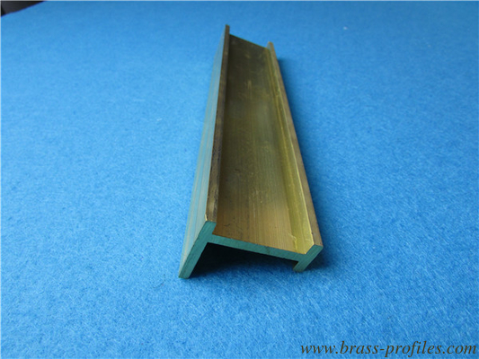 Massivmetall-Fensterstop-Bead-Regler für Messing-H-Abschnitte Profile fournisseur