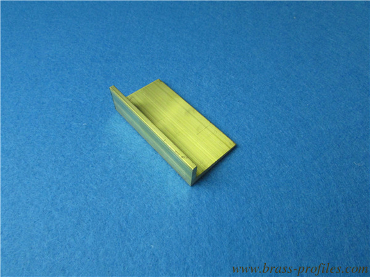 Messing L-Profil für Küchenschränke Messing, das L-Abschnitte extrudiert fournisseur