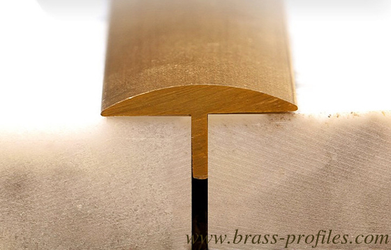 Stylische T-förmige Messing Türgriff mit poliertem Finish für hochwertige Projekte fournisseur