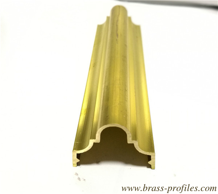 Massives Messing-Handrail Spiegelspiegel Polnisch Messing-Handrail-Fittings fournisseur