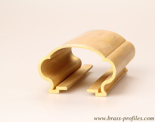 Luxuriöse Kupfer-Brass-Schienen-Hardware C38000 Legierungspflanzenprofile fournisseur
