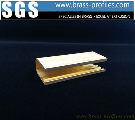 Messing U-Schnittformen, Messing U-Kanal, Extrusion Messing C-Kanal fournisseur