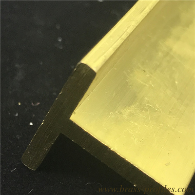 T-Formteile aus zeitlosem, massivem, extrudiertem Messing aus Metall mit einer Länge von 8 ft fournisseur