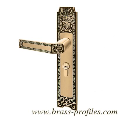 Durable Copper Lock with Solid Brass Forged Lever and Faceplate Ideal for Entrance and Dummy Applications on Wooden and Metal Doors fournisseur