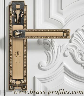 Durable Copper Lock with Solid Brass Forged Lever and Faceplate Ideal for Entrance and Dummy Applications on Wooden and Metal Doors fournisseur