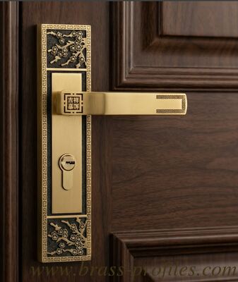 Durable Copper Lock with Solid Brass Forged Lever and Faceplate Ideal for Entrance and Dummy Applications on Wooden and Metal Doors fournisseur