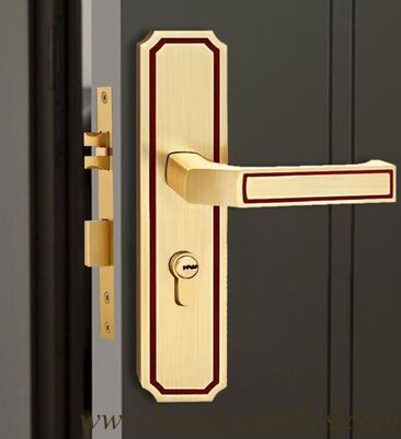 Kupferverschluss (Mortise Lock) mit Massivlastenzylinder und geschmiedeter Vorderplatte Ideal für Holz- und Metalltüren der Klasse A fournisseur