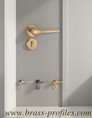 Beständiges Kupferschloss mit geschmiedetem Hebel und Fassade aus Massivmesser. Ideal für Eingangs- und Dummy-Anwendungen an Holz- und Metalltüren fournisseur