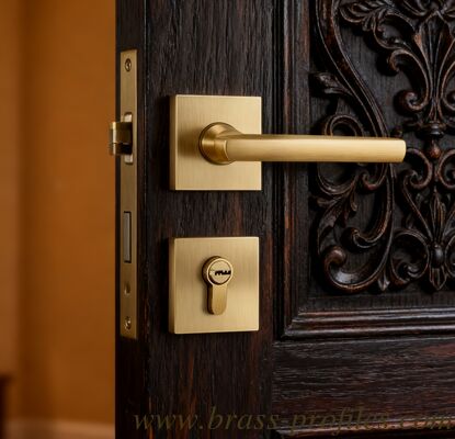 Copper Lock solid brass forged dummy lock with grade A lock core suitable for wooden and metal doors and multiple mortise lock options fournisseur