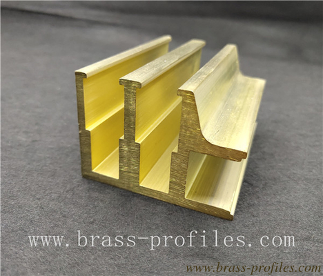 Kupferlegierung Extrusionsprofile Kupfermaterialien zur Dekoration fournisseur