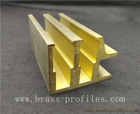 Kupferlegierung Extrusionsprofile Kupfermaterialien zur Dekoration fournisseur