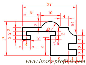 C26800 Messinglegierte Materialien Dekoration Extrudiertes Kupfer Messingprofil fournisseur
